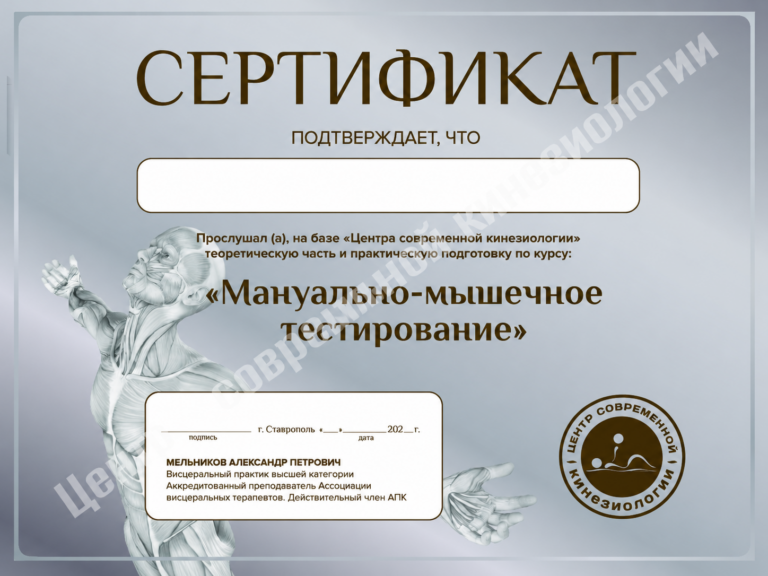 Мануально-мышечное тестирование